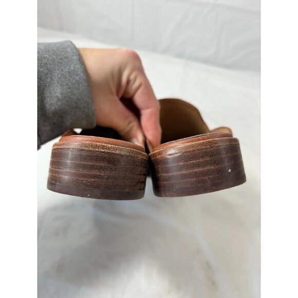 Madewell Frances Skimmer Mule in Brown Leather size 6.5 - Picture 4 of 12